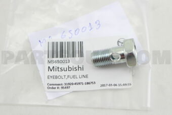 MS650013 EYEBOLT,FUEL LINE