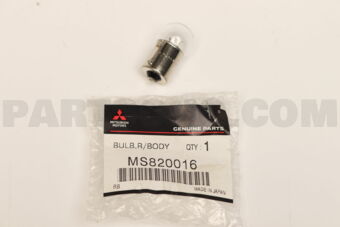 MS820016 BULB,RR BODY