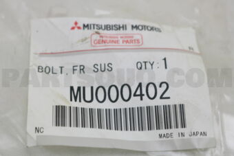 MU000402 BOLT,FR SUSP LWR ARM