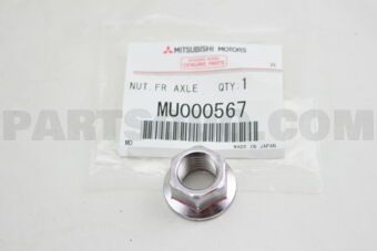 MU000567 NUT,FR AXLE CROSSMEM