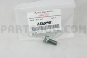 MU000581 BOLT,FR SUSP UPR ARM