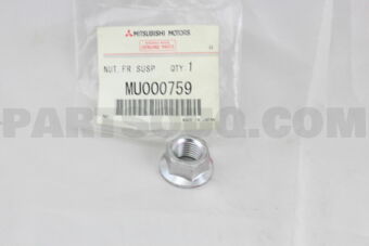 MU000759 NUT,FR SUSP LWR ARM