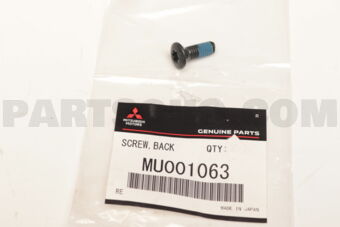 MU001063 SCREW,BACK DOOR LOCKING