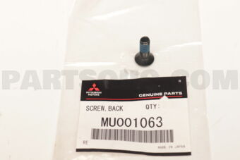 MU001063 SCREW,BACK DOOR LOCKING