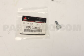 MU103002 Mitsubishi BOLT,RR BUMPER