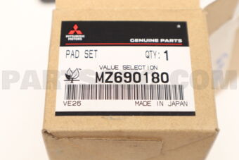 MZ690180 Mitsubishi PAD SET,FR BRAKE