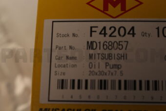 F4204 SEAL OIL PUMP