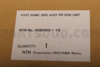 HUB06519 RR HUB BRG