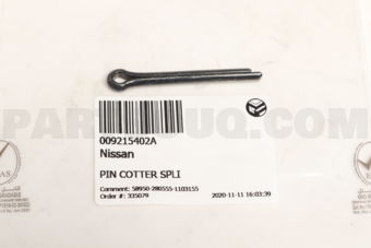 009215402A PIN COTTER SPLI