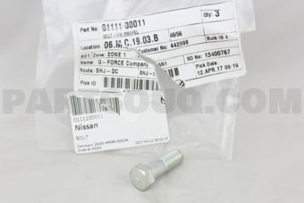0111100011 BOLT