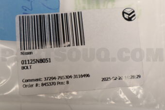 01125N8051 BOLT