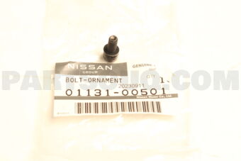 0113100501 BOLT-ORNAMENT