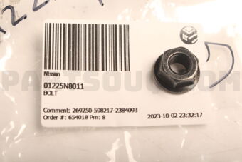 01225N8011 BOLT