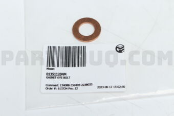 013511204M GASKET-EYE BOLT