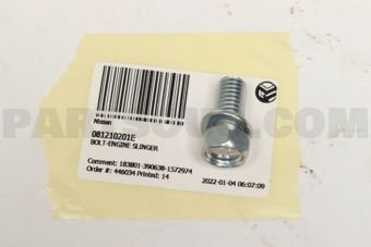 081210201E BOLT-ENGINE SLINGER