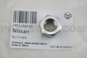 0891154210 NUT-HEX