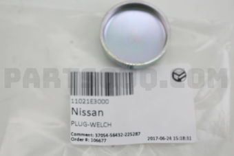 11021E3000 PLUG-WELCH