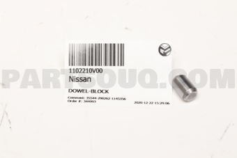 1102210V00 DOWEL-BLOCK