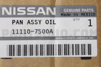 111107S00A PAN ASSY-OIL