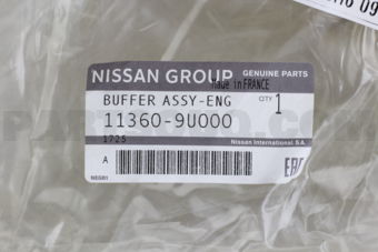 113609U000 BUFFER ASSY-ENGINE MOUNTING,REAR