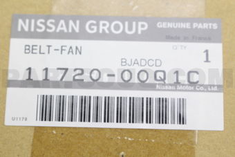1172000Q1C FAN BELT & PULLEY KIT