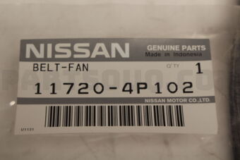 117204P102 BELT-FAN &amp; ALTERNATOR