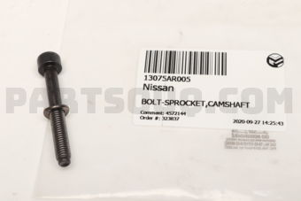 13075AR005 BOLT-SPROCKET,CAMSHAFT