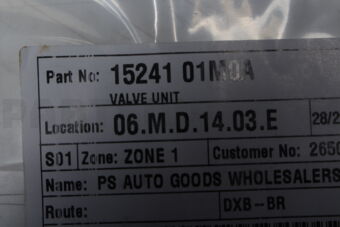 1524101M0A Nissan VALVE-OIL PRESSURE REGULATOR