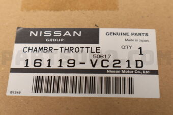 16119VC21D CHAMBER ASSY-THROTTLE