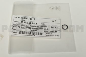 1661873C10 SEAL-O RING