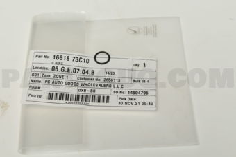 1661873C10 SEAL-O RING