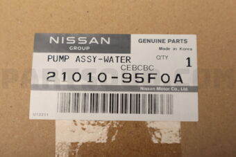 2101095F0A PUMP ASSY-WATER