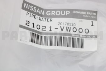 21021VW000 TUBE-WATER