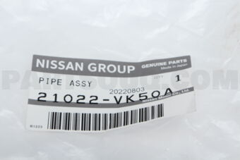21022VK50A PIPE ASSY-HEATER