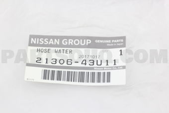 2130643U11 HOSE-WATER