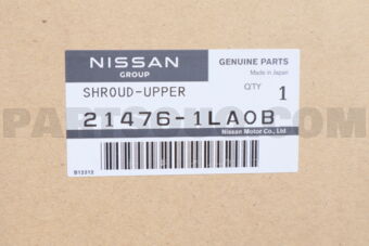 214761LA0B SHROUD-UPPER