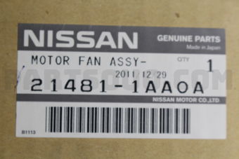 214811AA0A MOTOR & FAN ASSY-W/SHROUD