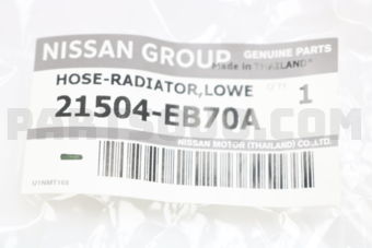 21504EB70A HOSE-RADIATOR,LOWER