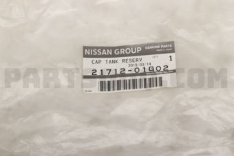 2171201G02 CAP-RESERVOIR TANK