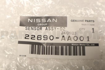22690AA001 HEATED OXYGEN SENSOR