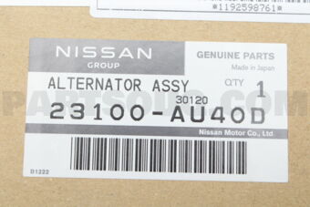 23100AU40D ALTERNATOR ASSY