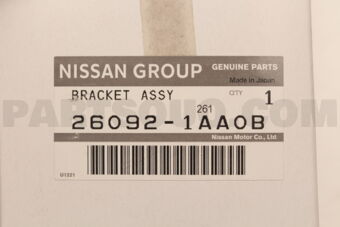 260921AA0B BRACKET ASSY-HEAD LAMP,LH