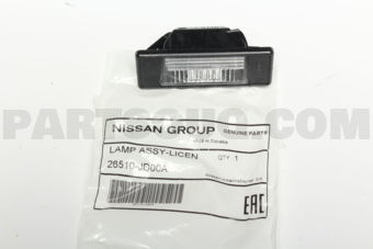 26510JD00A LAMP ASSY-LICENCE PLATE
