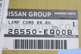 26550EQ00B LAMP ASSY-REAR COMBINATION,RH