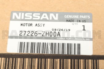 27226ZH00A MOTOR & FAN ASSY-BLOWER