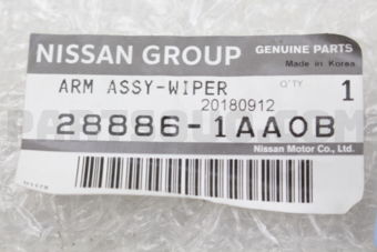 288861AA0B ARM ASSY-WINDSHIELD WIPER