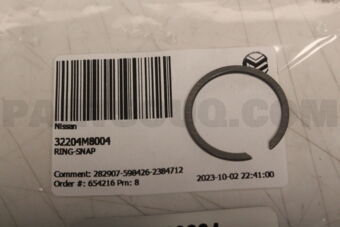 32204M8004 RING-SNAP