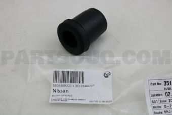 351294401P BUSH RUBBER