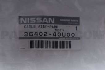 3640240U00 CABLE ASSY-PARKING BRAKE,FRONT