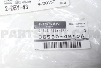 365304M40A CABLE ASSY-BRAKE,REAR RH